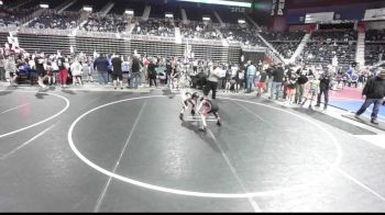 70 lbs Quarterfinal - Foster Baldwin, Sturgis Youth WC vs Angel Escalera, Top Notch WC