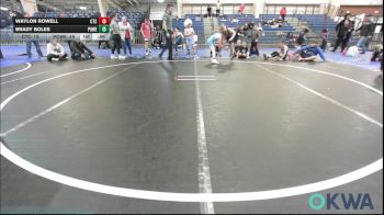 83 lbs Rr Rnd 5 - Waylon Rowell, Comanche Takedown Club vs Brady Boles, Powerhouse Gold