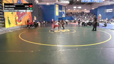 285 lbs Champ. Round 2 - Dan Vargas, Easton Area Hs vs Takai Fearon, Smyrna