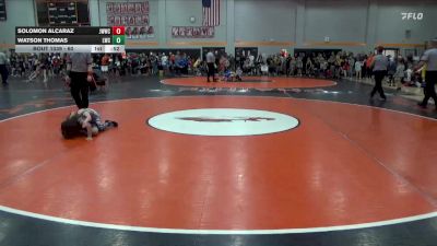 60 lbs Cons. Round 1 - Solomon Alcaraz, Junior Warrior Wrestling Club vs Watson Thomas, Lynx Wrestling Club