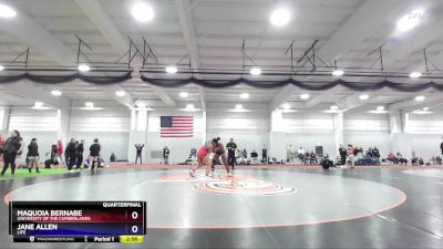 191 lbs Quarterfinal - Maquoia Bernabe, University Of The Cumberlands vs Jane Allen, Life