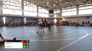 127 lbs Semis (4 Team) - Emily Murphy, Team Pennsylvania vs Lilliana Banks, Wisconsin Red
