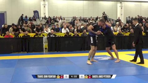 Dakota James Petersen vs Travis John Fountain 2024 World IBJJF Jiu-Jitsu No-Gi Championship