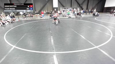 165 lbs Adam Whittier, Wisconsin vs Tyler Bragg, Kansas Blue