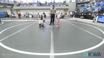 43 lbs Rr Rnd 2 - Kennedi Vanbibber, Ponca City Wildcat Wrestling vs Harper Field, Grover Rains Wrestling Club