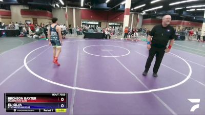 165 lbs Quarterfinal - Bronson Baxter, Spartan Mat Club vs Eli Silva, Ryse Wrestling Club