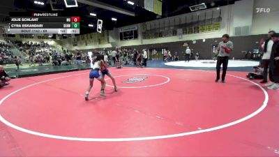 69 lbs Semifinal - Cyra Eskandari, So Cal Hammers Wrestling vs Jolie Schlaht, Monster Garage