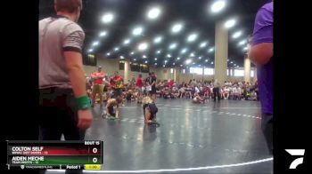 70 lbs Round 5 (6 Team) - Colton Self, BHWC/ Dirt Divers vs Aiden Meche, Team Misfits