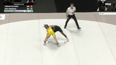157 lbs Round 1 (16 Team) - Jordan Williams, Iowa vs Seth Mendoza, Missouri
