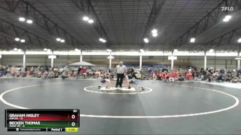 63 lbs Round 2 (4 Team) - Graham Higley, Suples vs Becken Thomas, Hawk WC
