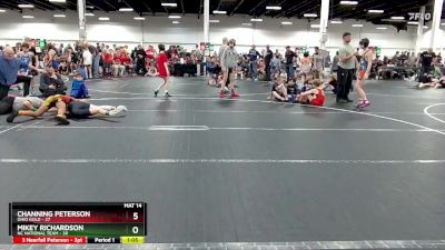 96 lbs Round 4 (8 Team) - Channing Peterson, Ohio Gold vs Mikey Richardson, NC National Team