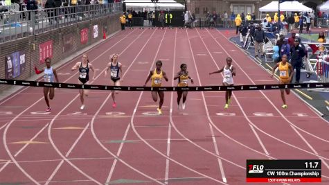 Watch College Women's 100m Final (Event 574) At 2026 Penn Relays