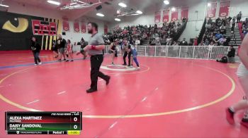 140 lbs Cons. Round 4 - Alexa Martinez, Fillmore vs Daisy Sandoval, Aliso Niguel