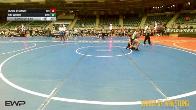 100 lbs Consi Of 8 #2 - Ross Branch, Backyard Brawlers vs Kai Weiss, Open Mats