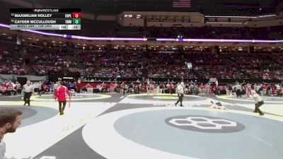 106 lbs Cons. Sub-quarters - Maximilian Holley, Copley vs Cayden McCullough, St. Marys Memorial