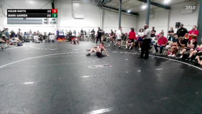 96 lbs Round 2 (6 Team) - Mark Garren, Storm Wrestling Center vs Kaleb Watts, Backyard Brawlers