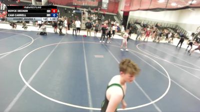 144 lbs Champ. Round 1 - Royce Decker, Stallions Wrestling Club vs Cam Carrell, Defiant Wrestling Club