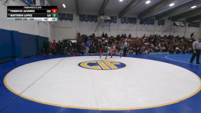 148 lbs Cons. Round 2 - Matthew Lopez, Garces vs Fabricio Alvarez, Half Moon Bay