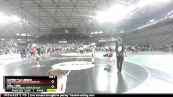 92 lbs Quarterfinal - Aria Otos, Gig Harbor Grizzlies Wrestling Club vs Rownyn Sternod, Franklin Pierce Cardinal Wrestling Club
