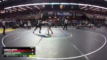 3A 195 lbs Quarterfinal - Garrick Schwartz, Flagler Palm Coast vs Jordan Adrien, Treasure Coast