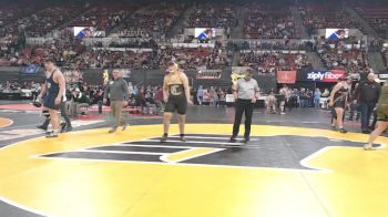 AA - 285 lbs Champ. Round 1 - Gibson Wolf, Helena Capital vs JD McWalter, Gallatin (Bozeman)