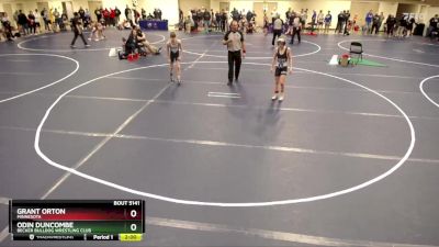 92 lbs Quarterfinal - Grant Orton, Minnesota vs Odin Duncombe, Becker Bulldog Wrestling Club