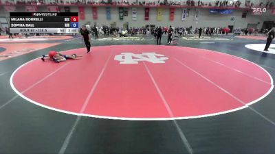 138 A Champ. Round 1 - Milana Borrelli, North Central (IL) vs Sophia Ball, Aurora