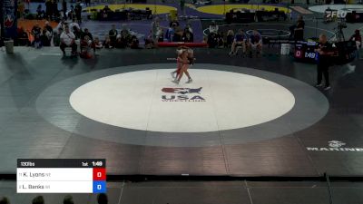 130 lbs 3rd Place - Kalynn Lyons, NE vs Lilliana Banks, WI