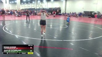145 lbs Round 4 (8 Team) - Shaylee Sutherland, Beauty And The Beast vs Ryann Gorder, Team Montana Silver
