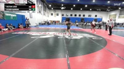 106 Boys Cons. Round 4 - Ryder Bareng, Mar Vista vs Victor Lugo, Brawley