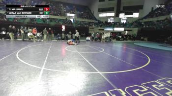 113 lbs Consi Of 4 - CJ Williams, Mauldin vs Lucas Van Beynum, Fort Mill