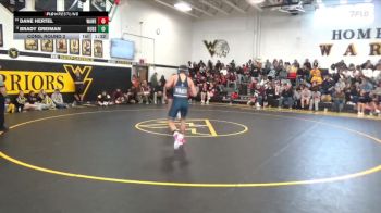 138 lbs Cons. Round 2 - Dane Hertel, Waterloo West vs Brady Greiman, Hudson