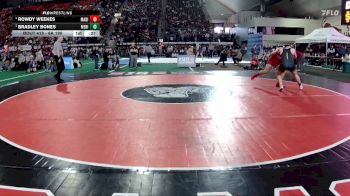 6A 190 lbs 3rd Place Match - Rowdy Weekes, Madison vs Bradley Bones, Meridian