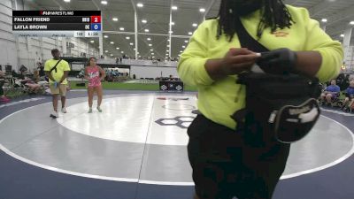 135 lbs Fallon Friend, Ohio vs Layla Brown, Oklahoma