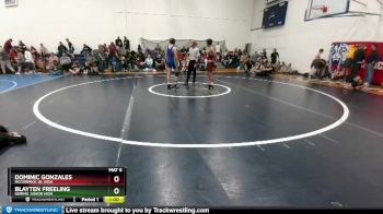 123-124 lbs Round 2 - Blayten Freeling, Gering Junior High vs Dominic Gonzales, McCormick Jr. High