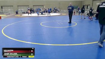 45 lbs Finals (2 Team) - Koi Huckin, Buffalo vs Asher Solland, Fosston-Bagley Brawlers