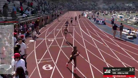 Watch High School Girls 4x100 Relay Prelims (Event 105) Heat 7 At 2026 Penn Relays