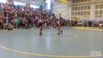 190 lbs Semifinal - Hayden Moaney, Delaware Military Academy vs Alex Taylor, Cape Henlopen H S