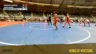 150 lbs 2nd Place - Makenzie Cardenas, Valiant Prep vs Corey Harris, HURRICANE WRESTLING ACADEMY