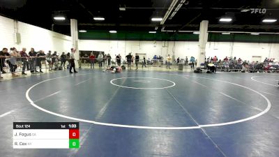 150 lbs Consi Of 64 #1 - Jonathan Fogus, GA vs Ryker Cox, NY