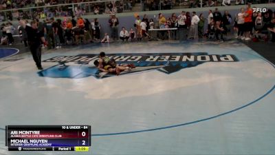 84 lbs Cons. Round 2 - Michael Nguyen, Interior Grappling Academy vs Ari McIntyre, Alaska Battle Cats Wrestling Club
