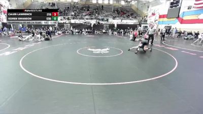 120 lbs Quarters & 1st Wb (16 Team) - Soren Swanson, Kelly Walsh vs Caleb Lawrence, Star Valley