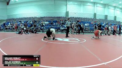 220 lbs Round 1 (6 Team) - Nolan Gambino, Noblesville Wrestling Club vs William Mobley, Center Grove Wrestling Club