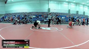 220 lbs Round 1 (6 Team) - Nolan Gambino, Noblesville Wrestling Club vs William Mobley, Center Grove Wrestling Club