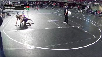 102 lbs Cons. Round 5 - Axton Gates, GI Grapplers vs Edison Omar, Beatrice Wrestling Club