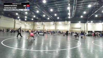 130 lbs Quarterfinal - Genesis Escorcia, SOWA vs Kaitelynn Oliver, Lake Gibson