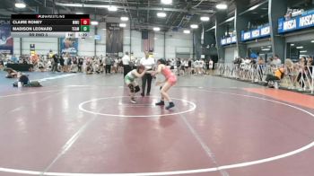 107 lbs Rr Rnd 3 - Claire Roney, MetroWest United vs Madison Leonard, Team RJN