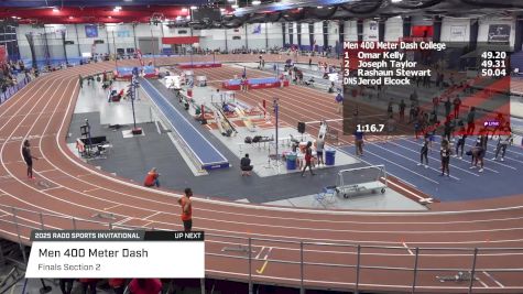 Men's 400m, Finals 2