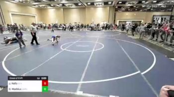 58 lbs Consi Of 8 #1 - Jessie Kelly, Silverback WC vs Grayson Maddux, Umpqua WC