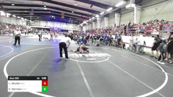 98 lbs Round Of 16 - Leland Roybal, Miners vs Easten Serrano, Stout Wrestling Academy